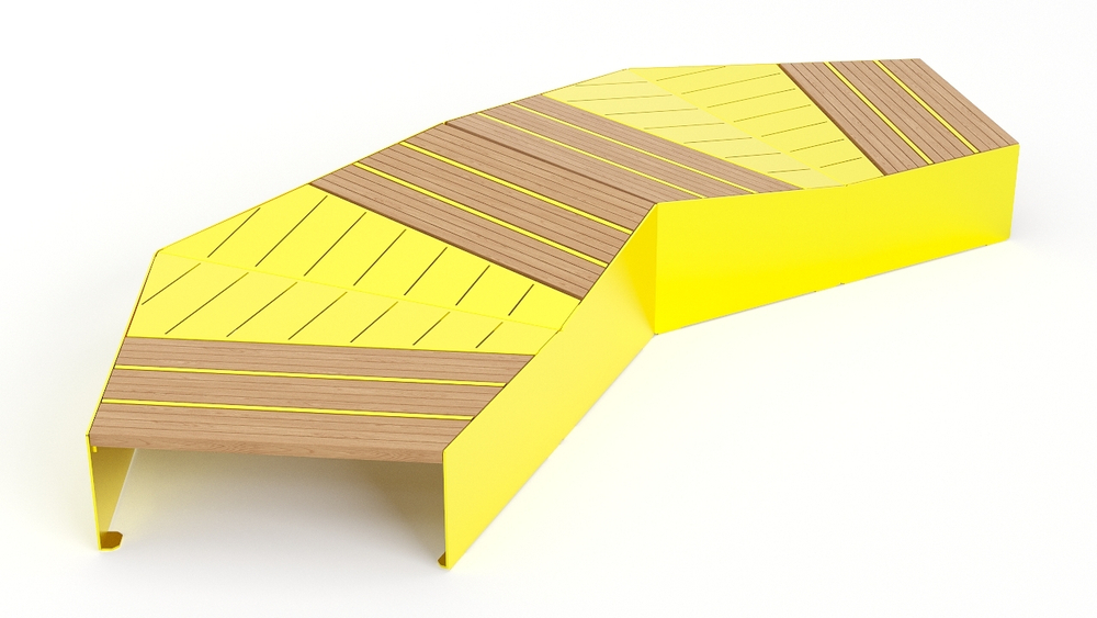 Скамья-вазон Модуль 7 SK00356