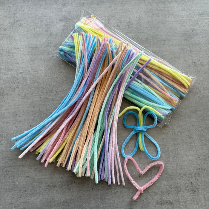 Синельная проволока для творчества, 100 шт ( 7 различных цветов) 051-0001 - купить оптом в Москве