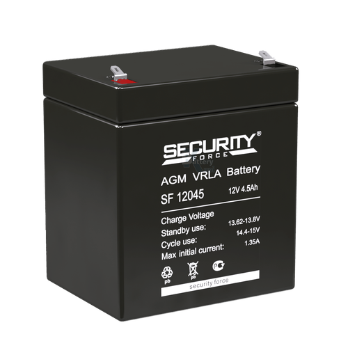 Аккумулятор Security Force SF 12045 (AGM)