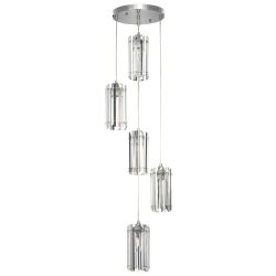 Citilux Джейн CL306051 Хрустальный подвесной светильник Хром