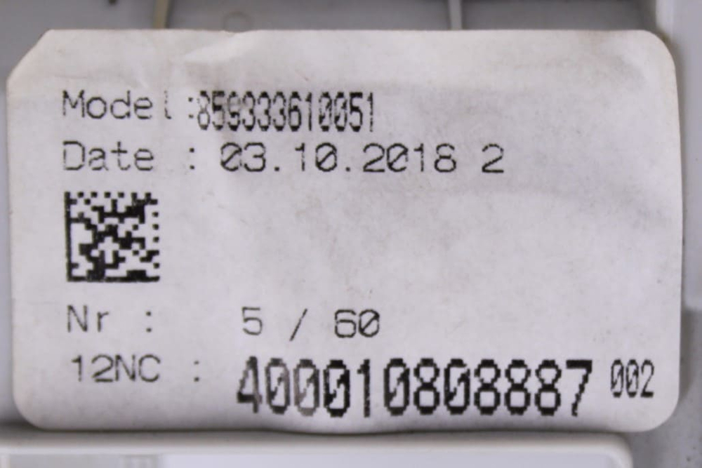 Модуль управления W10789795/A и модуль индикации W10495081-A/01 стиральной машины Whirpool TDLR 70220