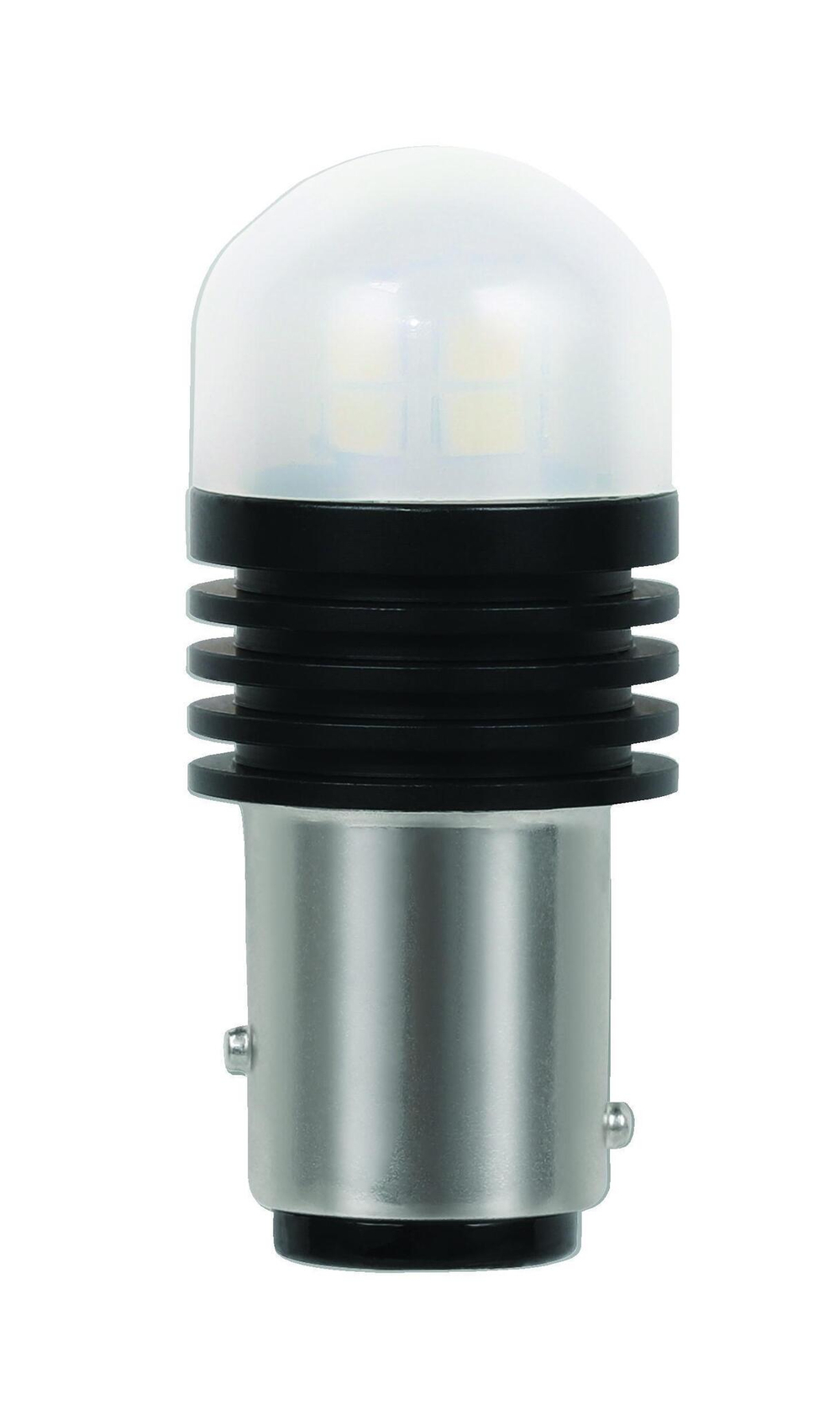 Лампа светодиодная 12V 21W металлический цоколь 2-конт. супербелый 6 SMD 2 шт. блистер Маяк