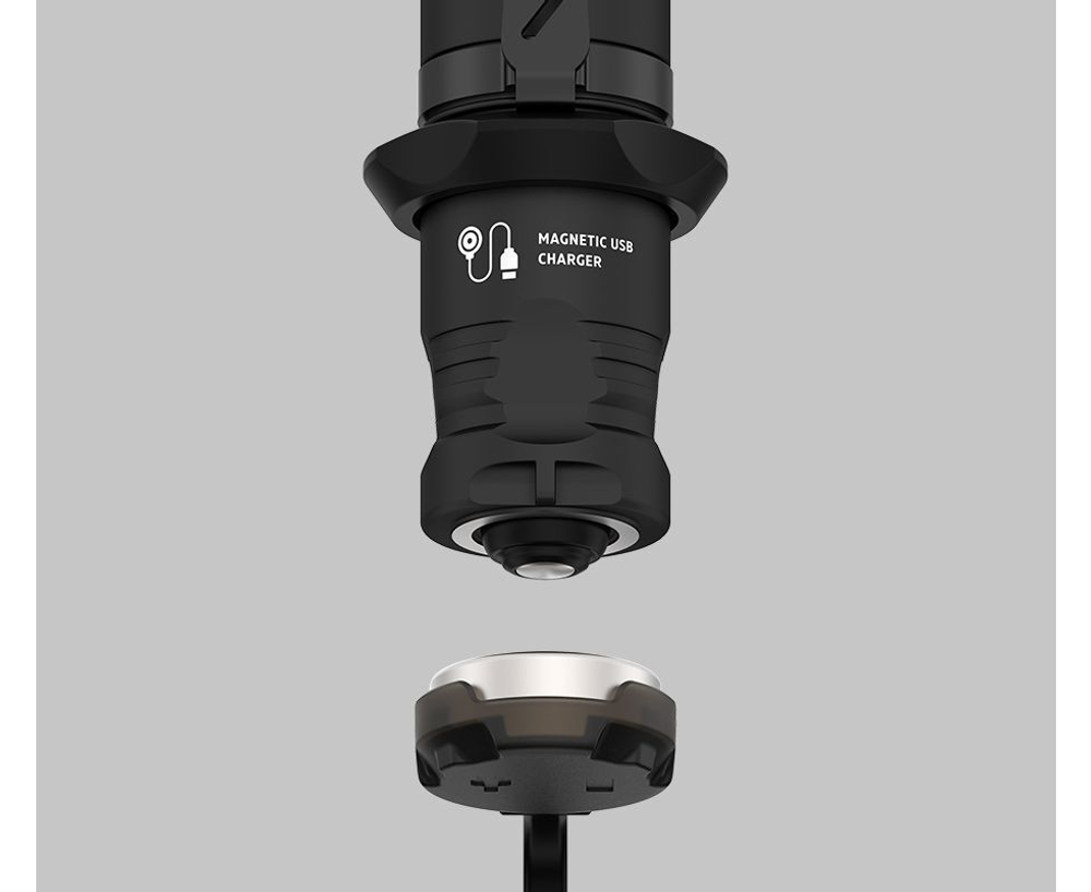 Фонарь подствольный Armytek Predator Pro Magnet USB XHP35 HI, 1500 lm, белый, до 501м, 1x18650, IP68, 136г