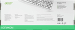 Клавиатура Acer OKW301 белый (ZL.KBDCC.01B)