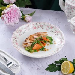 Салатник 1000 мл d 26 см h 4,5 см Retro Ritz-La Vie En Rose Noble [6]