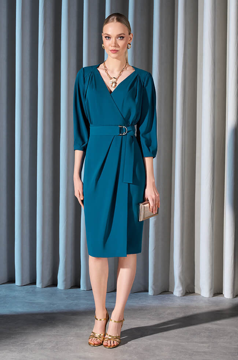 51514 Платье женское (морская волна)