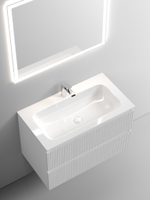 Тумба с раковиной Sancos Snob T 80 см SNT80W bianco
