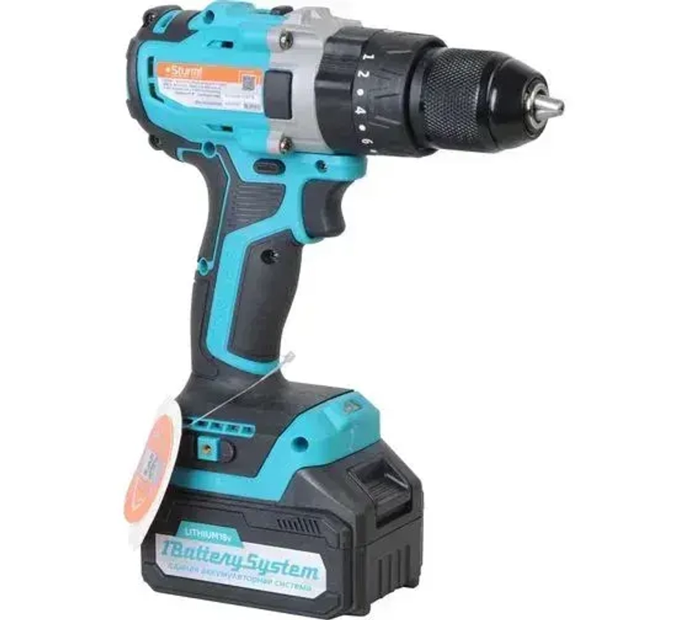 Шуруповерт, 18 В, патрон -быстрозажимной, разноцветный