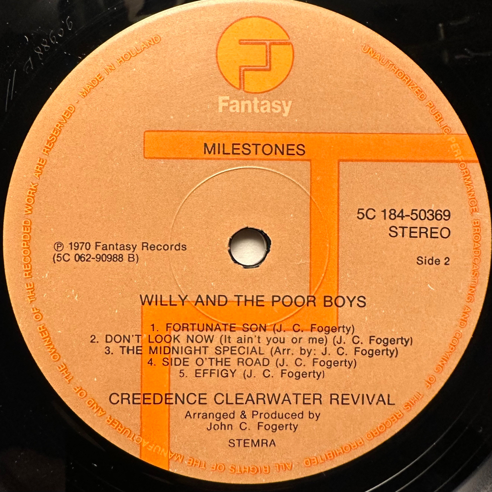 Creedence - Cosmo's Factory / Willy And The Poor Boys 2LP (Голландия)
