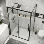 Душевой уголок Grossman Cosmo 120.K33.02.1180.42.00 110x80 стекло прозрачное/профиль графит сатин