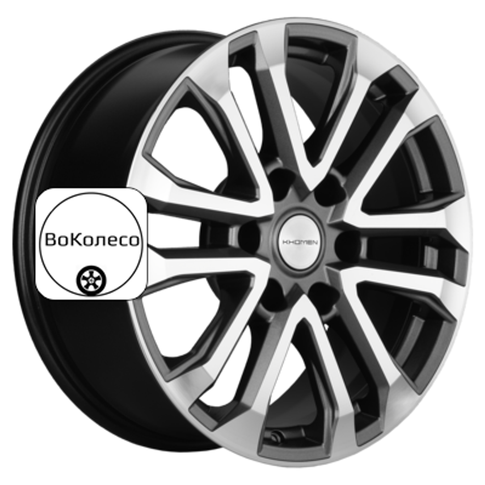7,5x18/6x114,3 ET38 D67,1 KHW1805 (Mohave) Gray-FP Khomen Wheels