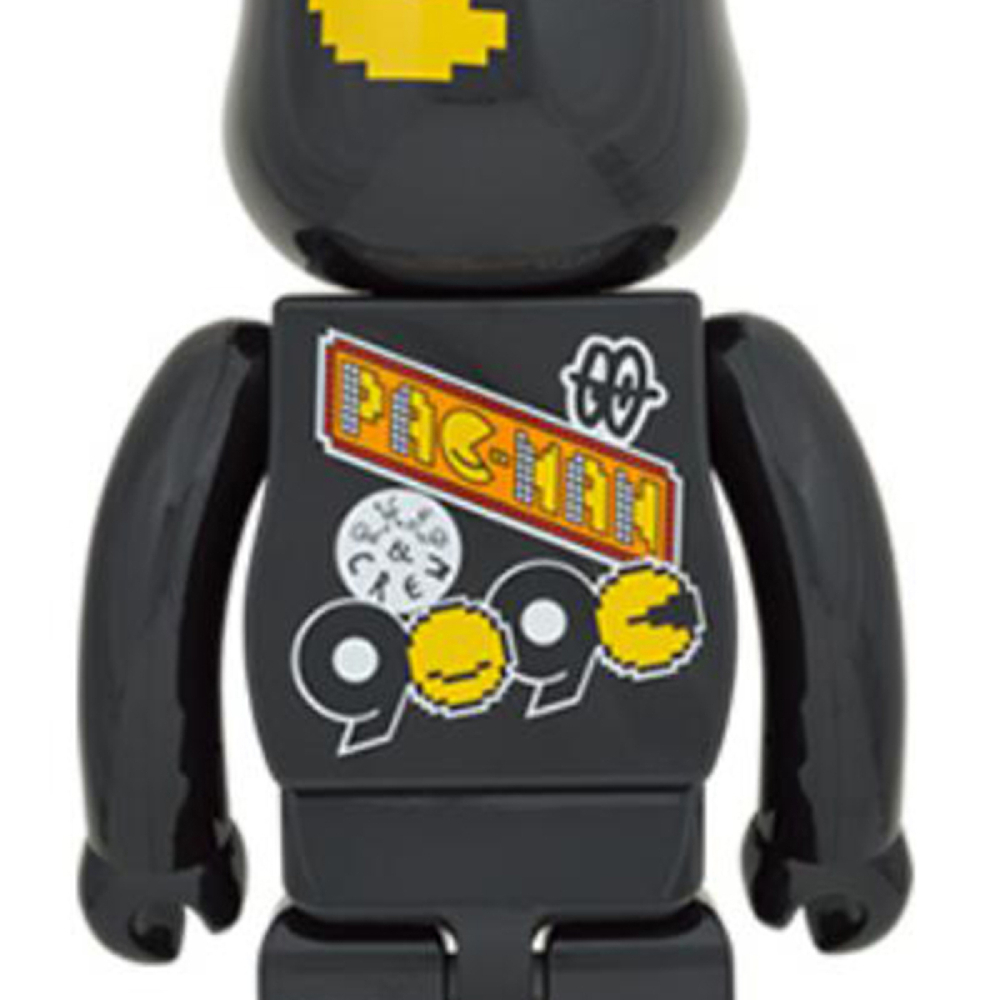 Дизайнерские игрушки BE@RBRICK 1000% PAC-MAN x GRAFFLEX x 9090 x S.H.I.P crew 70cm, PAC-MAN1000%