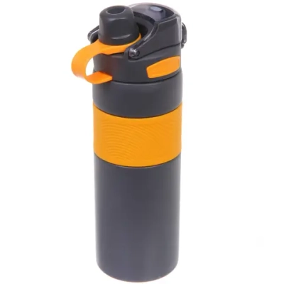 Термос 800мл «Фитнесс», цвет темно-серый