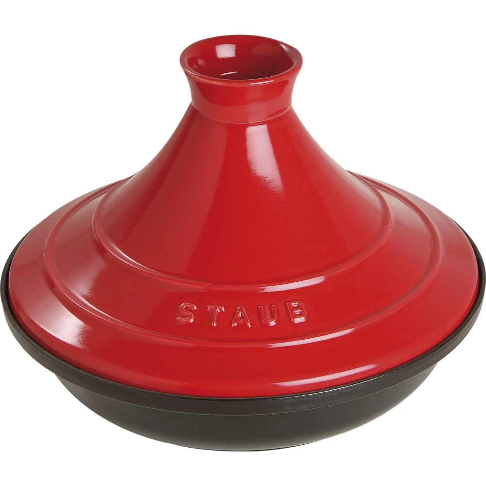STAUB Чугунный тажин 28 см красный/черный