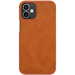 Кожаный чехол-книжка Nillkin Leather Qin для iPhone 12 Mini