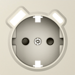 Накладка для розетки Schuko с зарядным устройством USB A+C, со шторками 16A 250В, матовый кашемир, серия A07