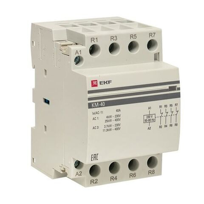 Контактор модульный КМ 40А 4NC (3 мод,) EKF PROxima