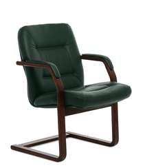 Кресло для посетителей Senator C зелёная кожа