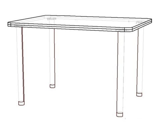 Стол обеденный ЭЙВОН-4