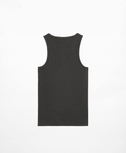 Oysho Топ на бретелях в рубчик, антрацитовый