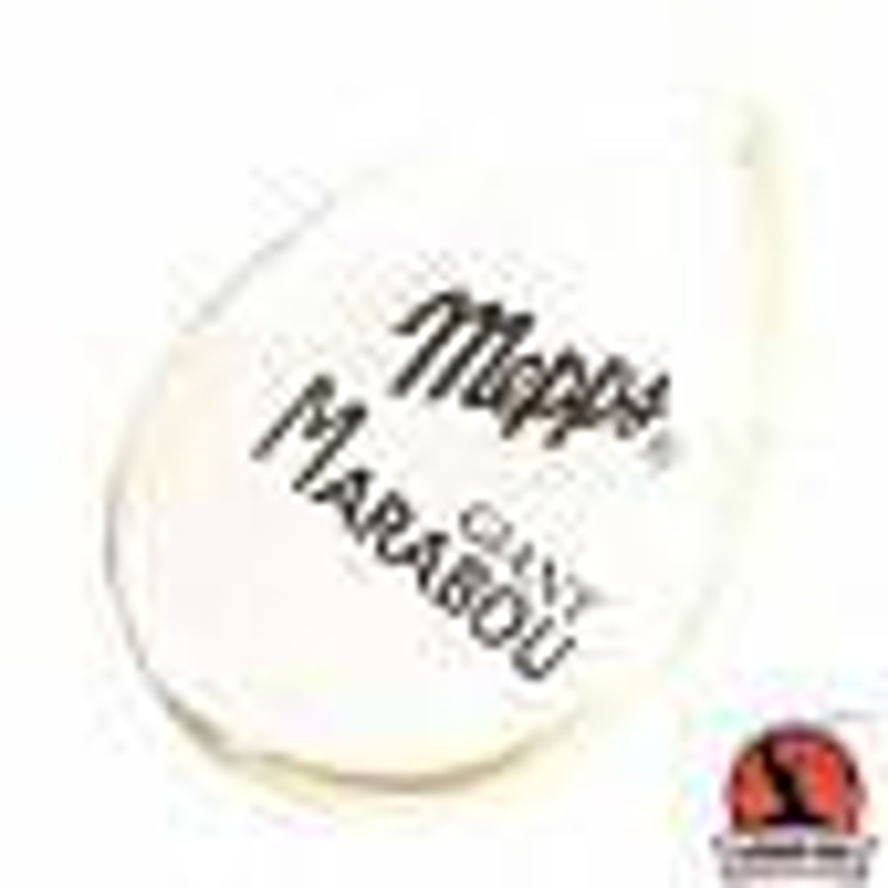 Блесна вращ. Mepps GIANT MARABOU Silver/Black (блистер)