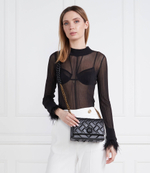 Кожаная сумка-мессенджер Kurt Geiger - черный(9594509109)