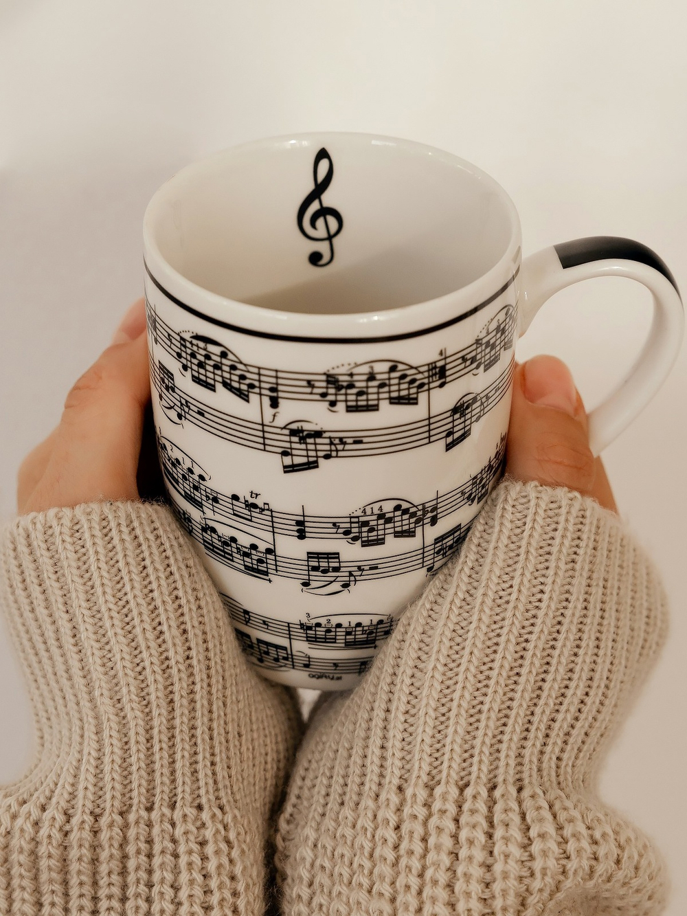 Чашка "Нотный стан"