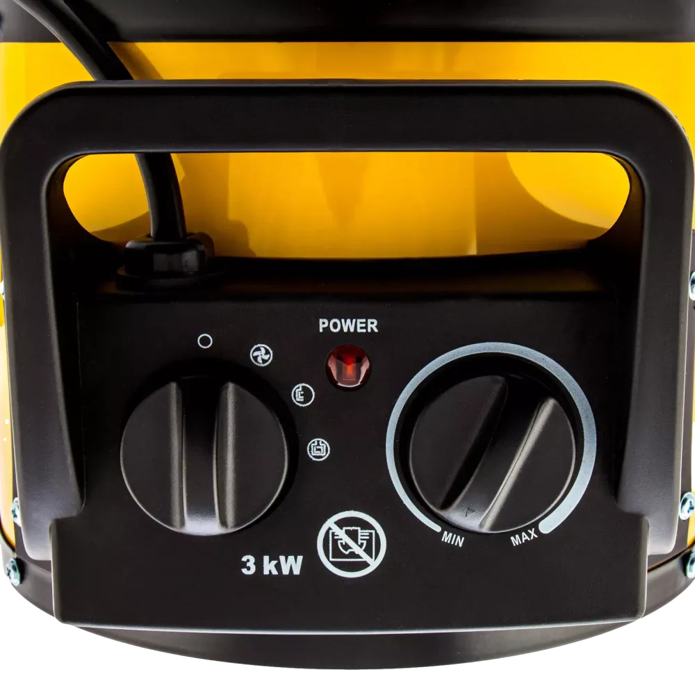 Тепловая пушка, керамический нагреватель (тепловентилятор) DHC 3-150, 230 В, 0.025/1.5/3 кВт Denzel, 96431