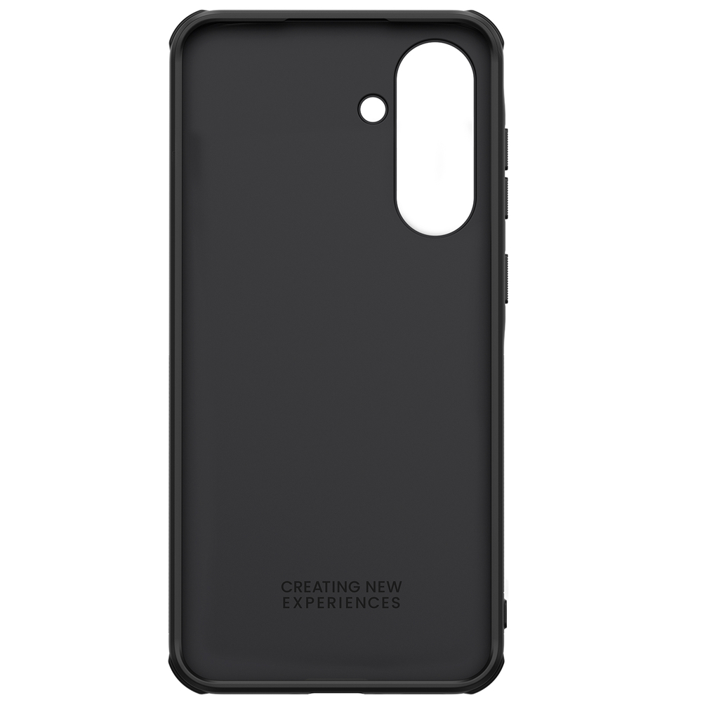 Усиленный защитный чехол черного цвета от Nillkin для Samsung Galaxy A56 5G, серия Super Frosted Shield Pro