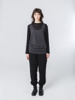 Майка унисекс "Серость". Серый меланж