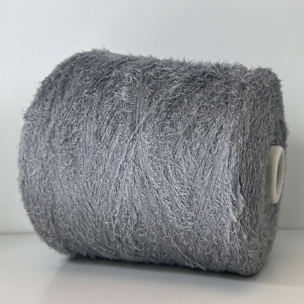 DREAMER - Luxury Production by Ri.Go; 50% меринос, 50% шёлк; 700м/100гр; Травка; col. 80198, цвет: стальной серый