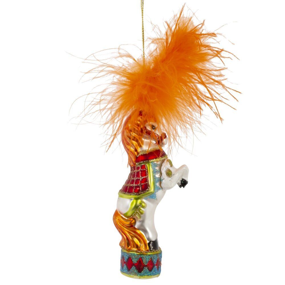 GAEM Украшение новогоднее "Лошадка", L5 W3 H15 см, 3в.