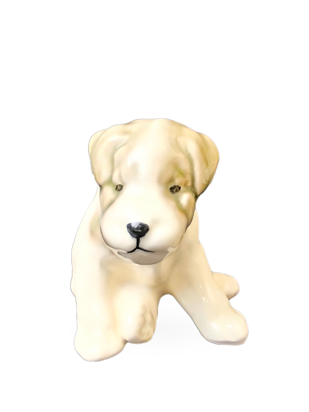 Фаянсовая статуэтка "Щенок" (ЗиК Конаково)
