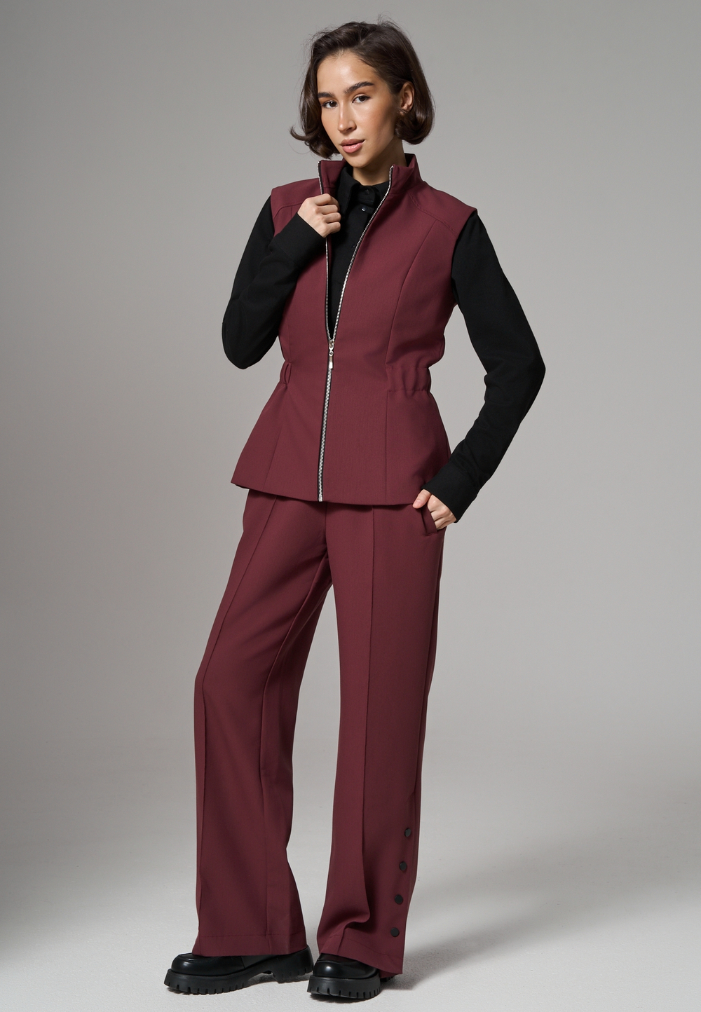 Рубашка трикотажная черная