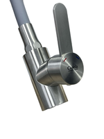 СМЕСИТЕЛЬ Д/КУХНИ С ГИБ. ИЗЛИВОМ CASELA 74004-9 ЛАТУНЬ СЕР