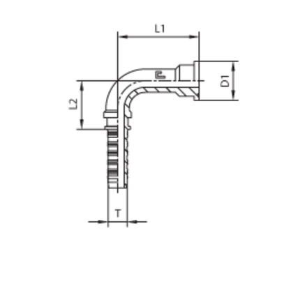 Фитинг DN 38 SFS 2 79.4 (90)