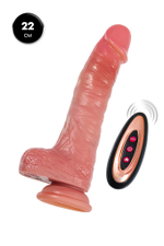 Реалистичный вибратор-пульсатор Mr.Baton RealMotion 22 см