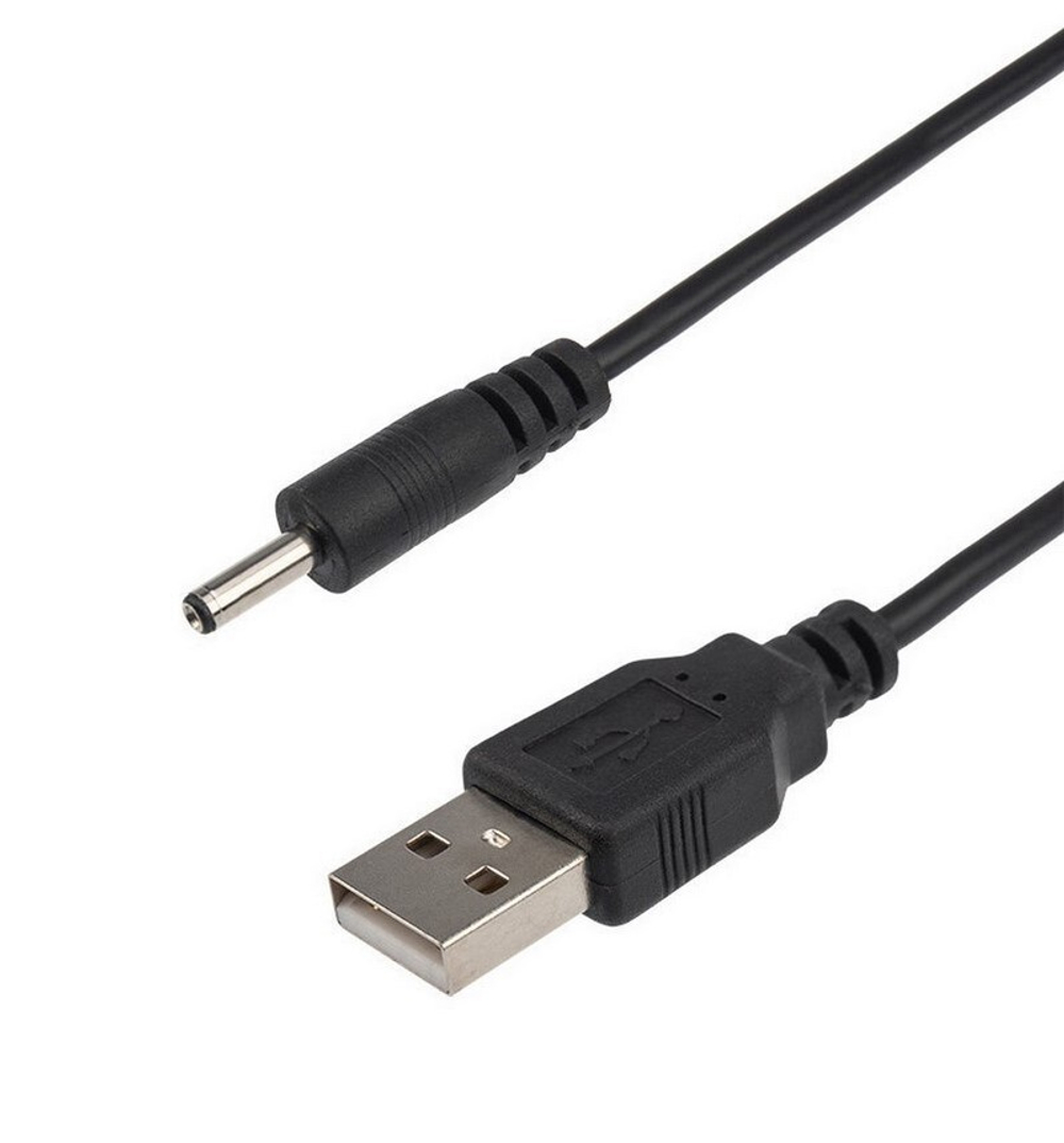 Кабель USB DC 2.0 (черный) 1м