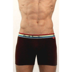 Мужские трусы боксеры завышенные коричневые Paul Smith Brown