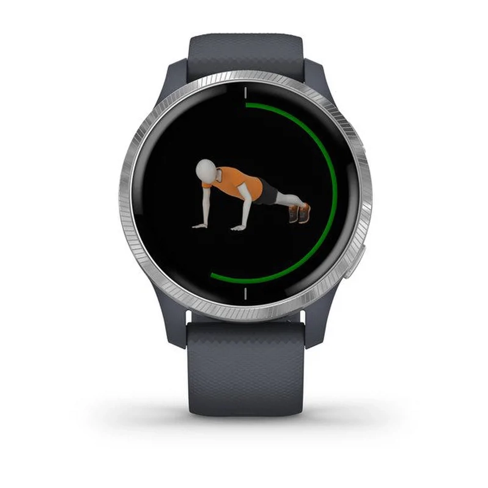 Часы для фитнеса Garmin Venu, синий гранит, 010-02173-03