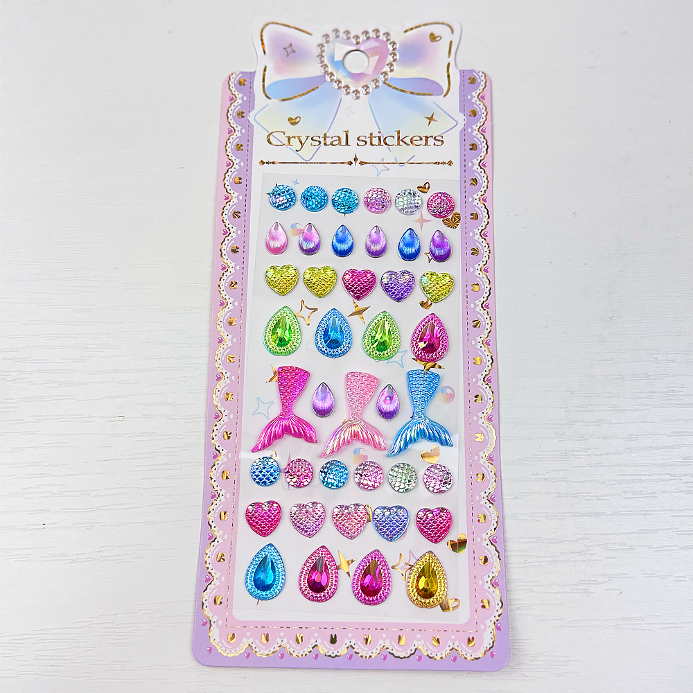 Наклейки Кристал Русалка