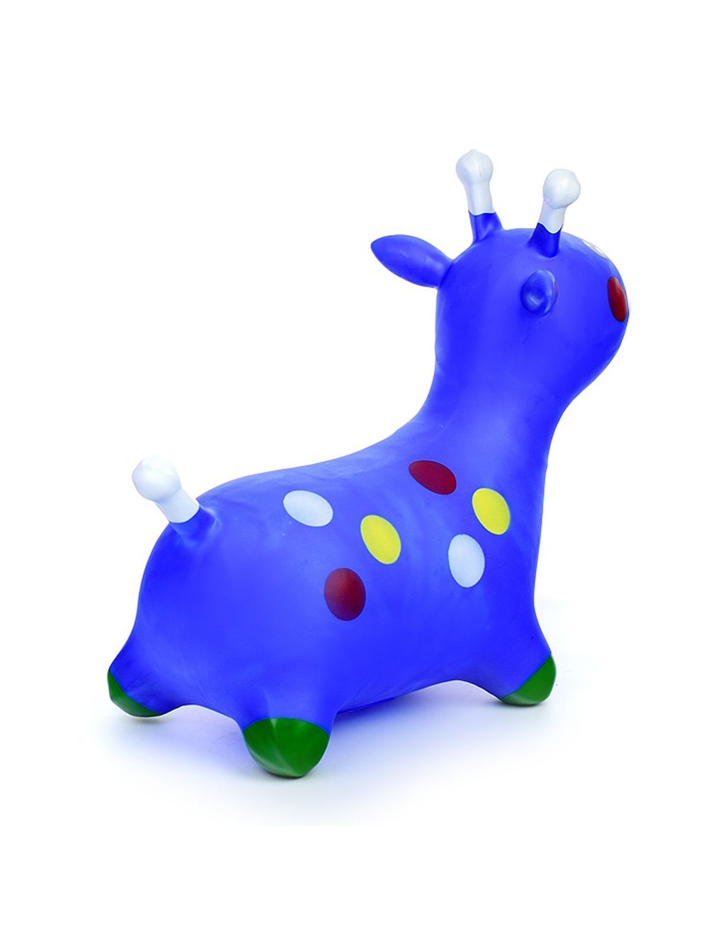 Прыгун Жираф в горох цвет синий
