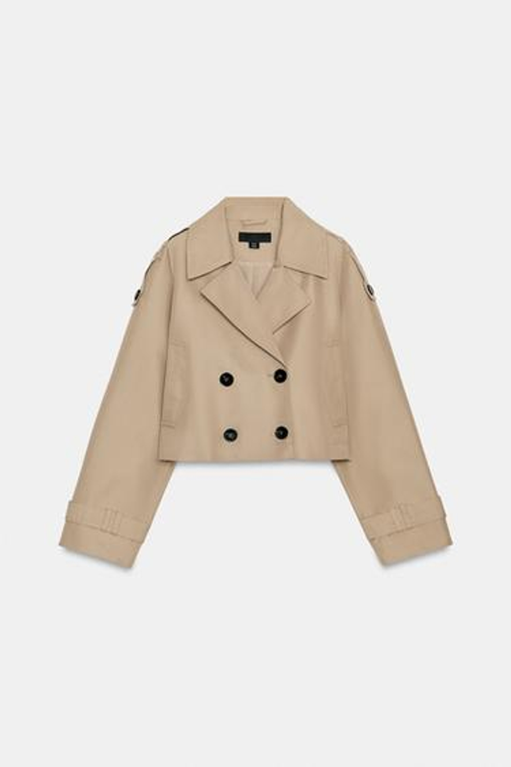 Круазé короткий тренч - ZARA