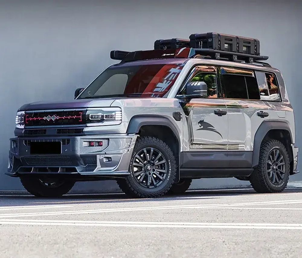 Обвес для BYD Leopard 5 2024+ Леопард Передний бампер Решетка радиатора Платформа на крышу