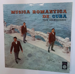 Винтажная виниловая пластинка LP Trio Los Modernos Musica Romantica De Cuba (Cuba)
