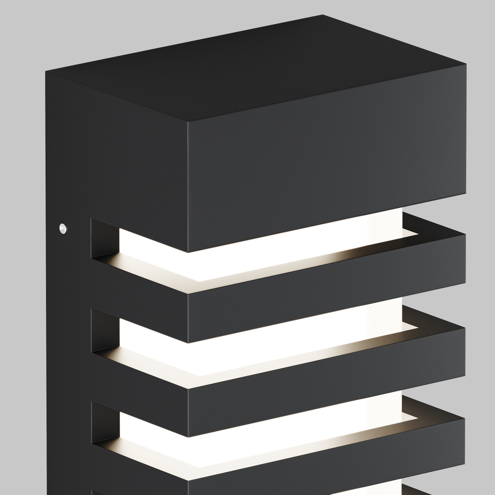 Уличный настенный светильник Outdoor O034WL-01B
