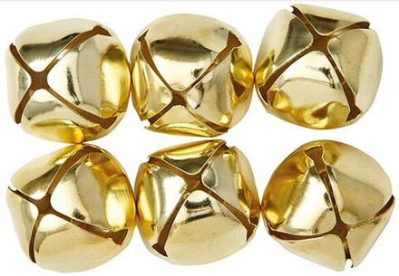 Бубенчик большой, Create Christmas, зол. и сер.