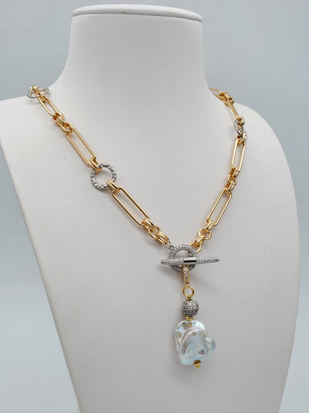 91001108 Колье SELENA PEARLS