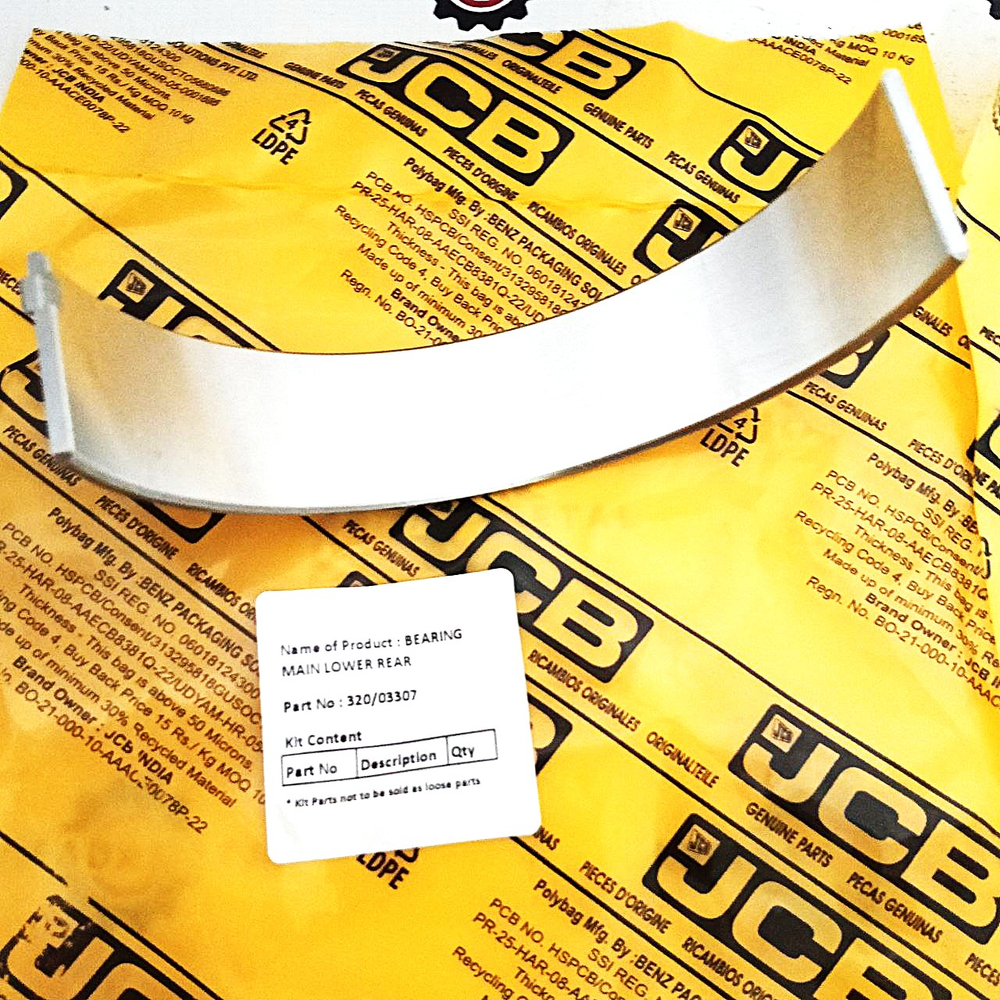 Комплект коренных вкладышей коленвала | 320/09473, 320/09335, 320/09253 | JCB