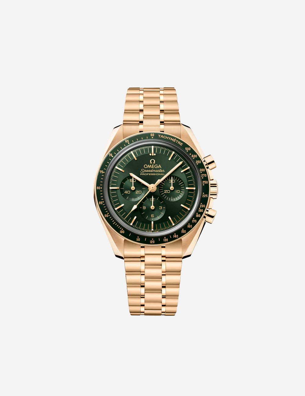 Наручные часы Omega Speedmaster Moonwatch Professinal "Green"